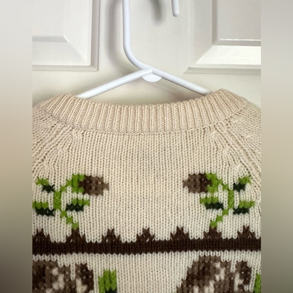 Vintage White Stag Floral Cardigan - Picture 5 of 14